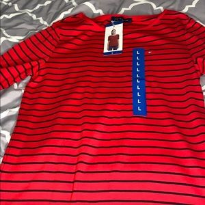 Knitted material shirt